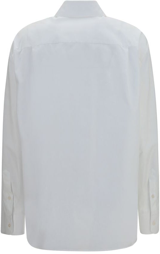 Dolce & Gabbana White Cotton Dress Shirt Wit