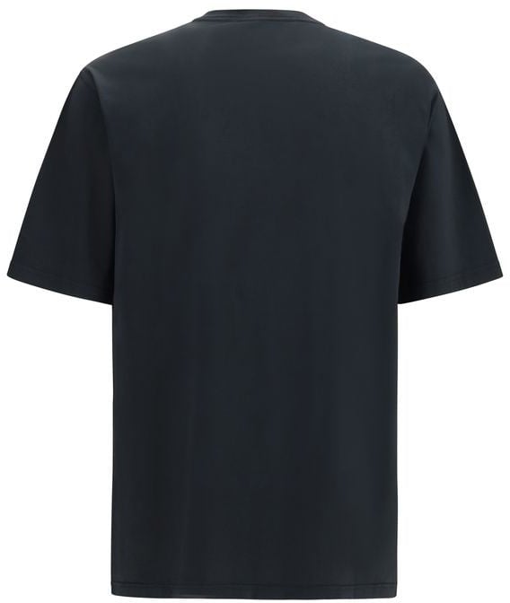 Dolce & Gabbana Black Cotton T-Shirt Zwart