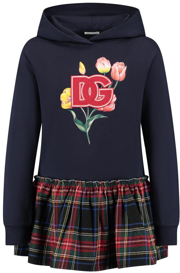 Dolce & Gabbana Long Sleeves Dress Blauw