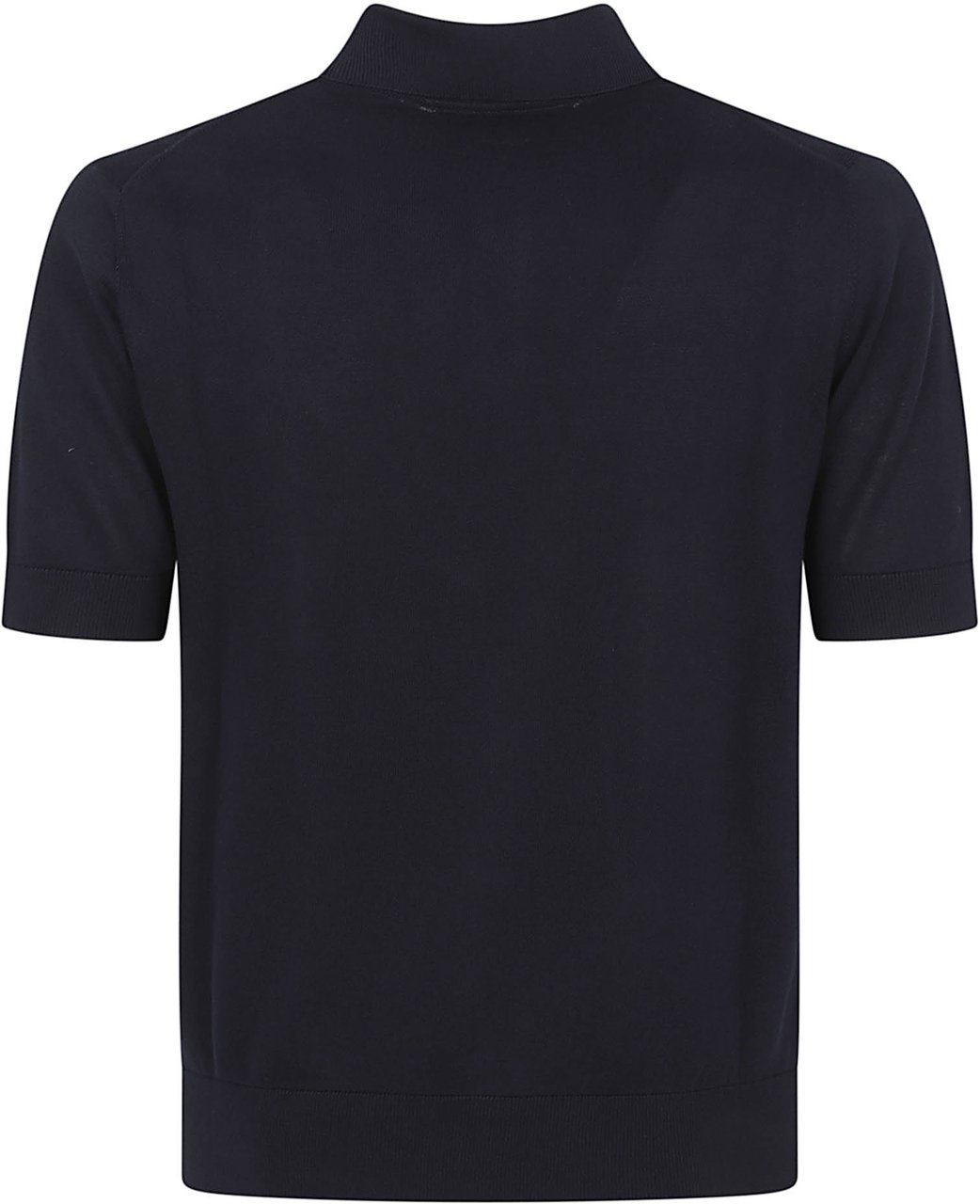 Dolce & Gabbana Cotton Polo Shirt With Classic Collar Zwart