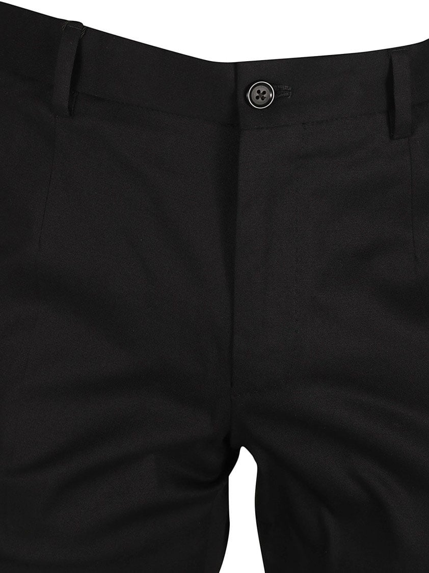 Dolce & Gabbana Tailored Black Trousers Zwart