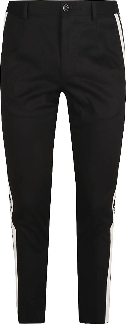 Dolce & Gabbana Tailored Black Trousers Zwart