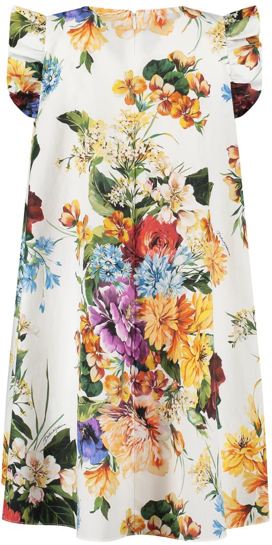 Dolce & Gabbana Short Sleeves Dress Wit