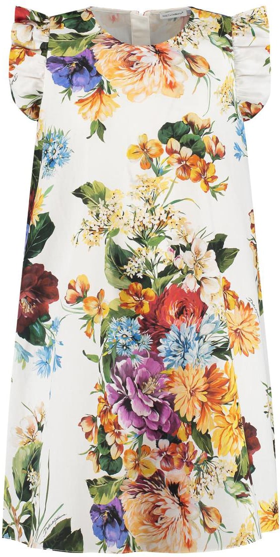 Dolce & Gabbana Short Sleeves Dress Wit