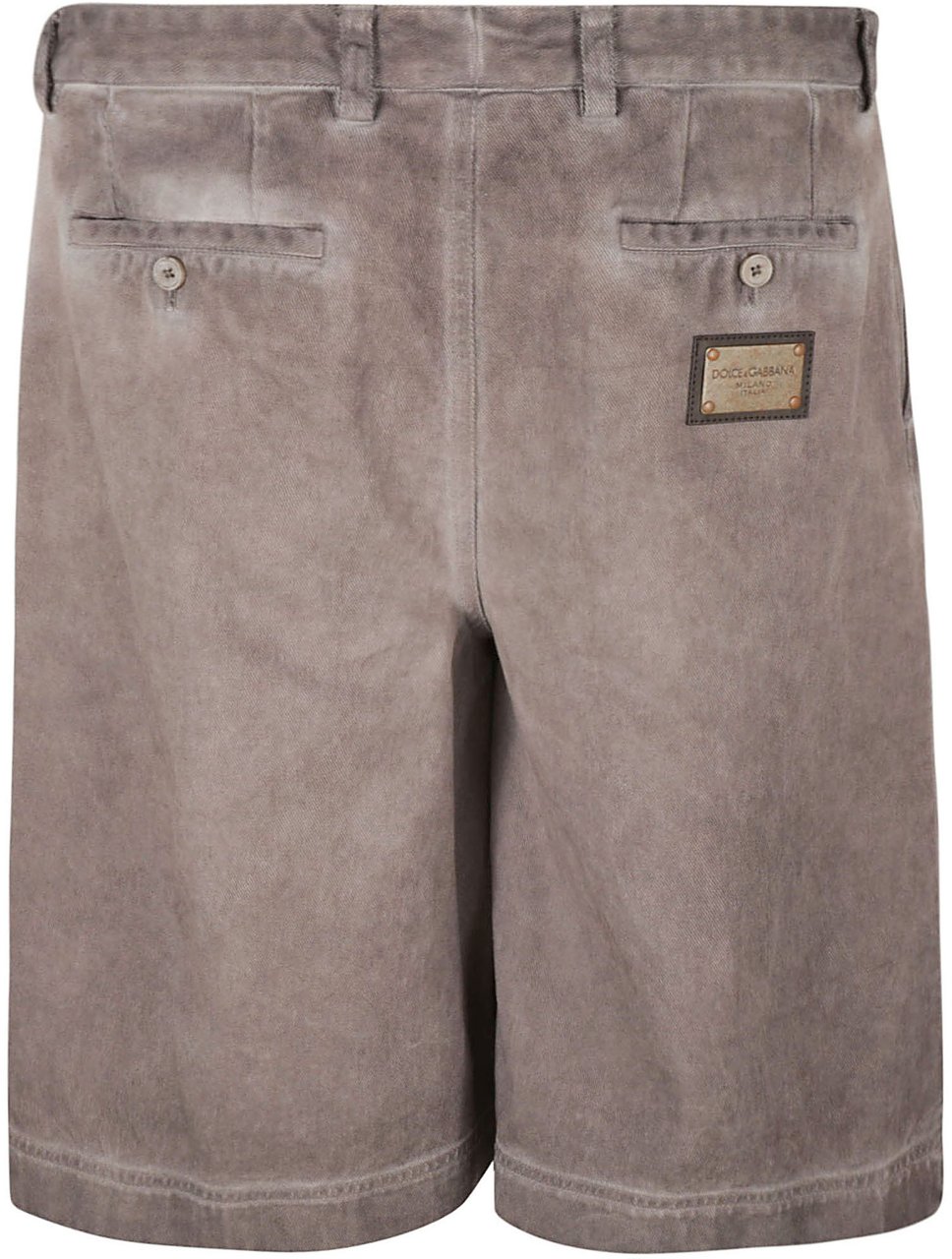 Dolce & Gabbana Tailored Cotton Shorts Grijs