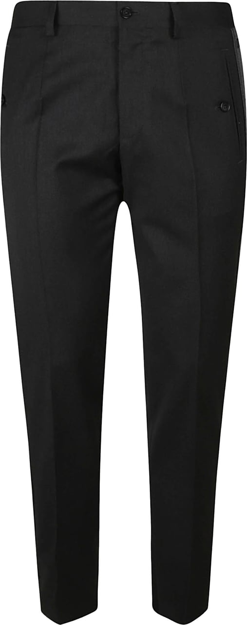 Dolce & Gabbana Tailored Black Trousers Zwart