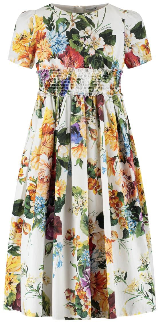 Dolce & Gabbana Short Sleeves Dress Wit