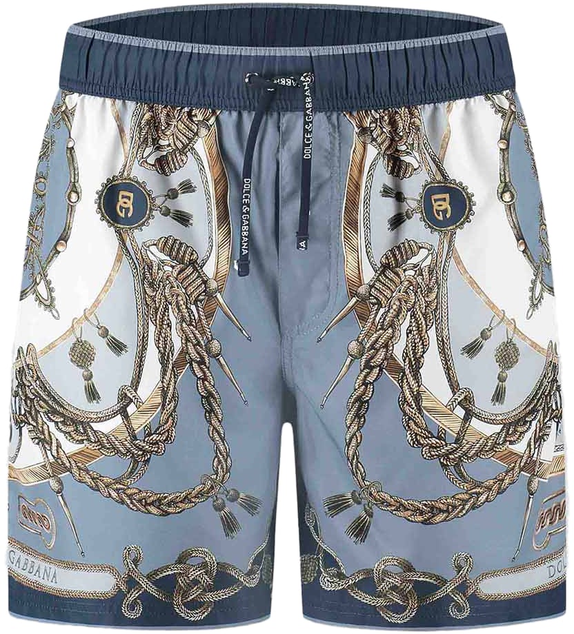 Dolce & Gabbana Mid Length Boxer Blauw