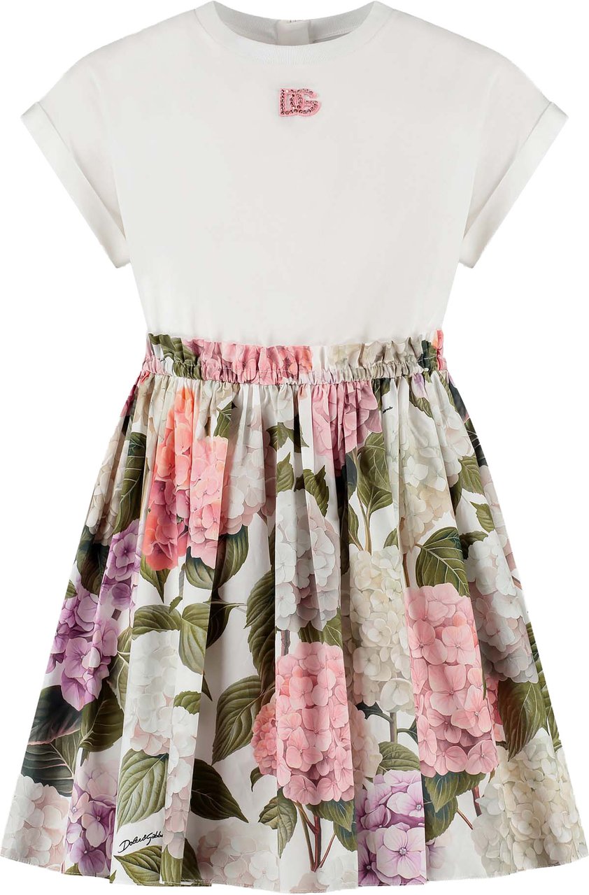 Dolce & Gabbana Short Sleeves Dress Wit