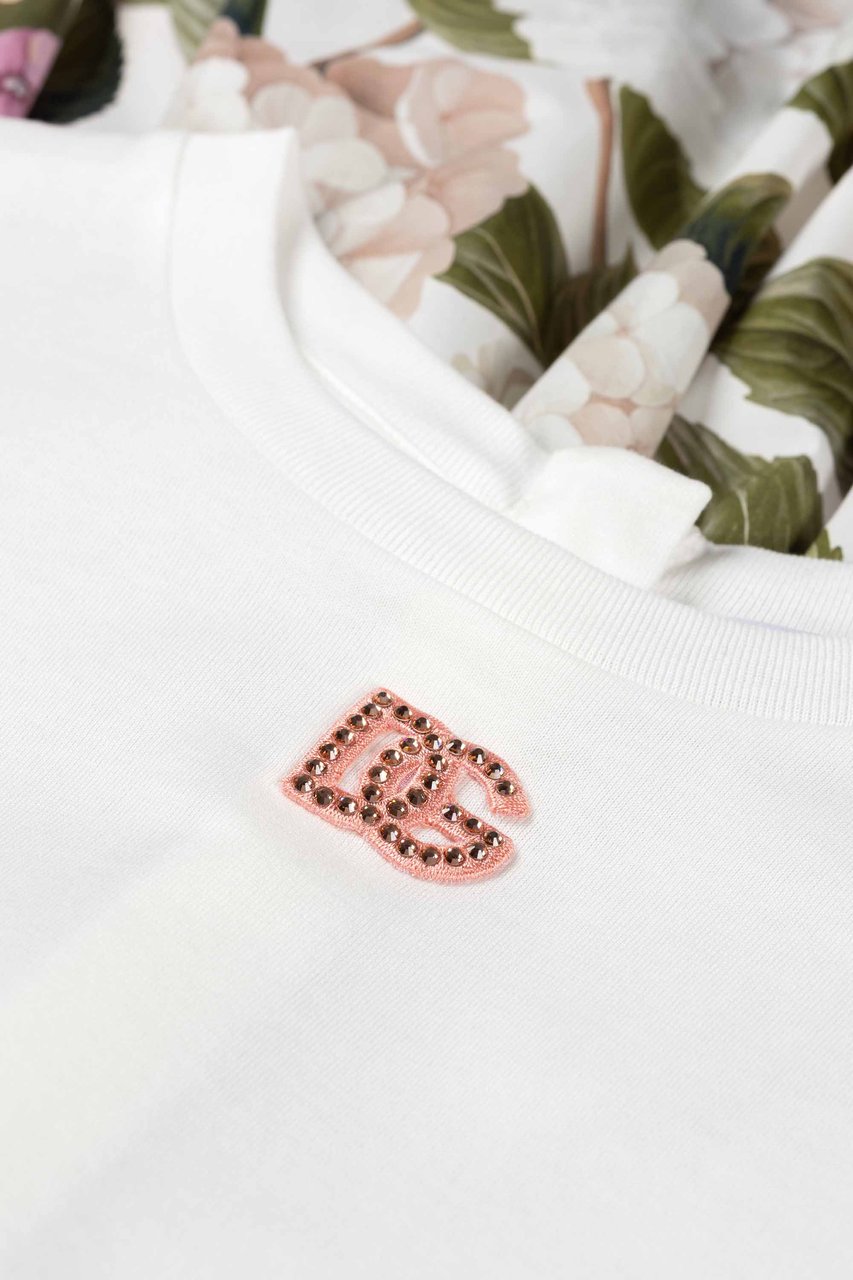 Dolce & Gabbana Short Sleeves Dress Wit