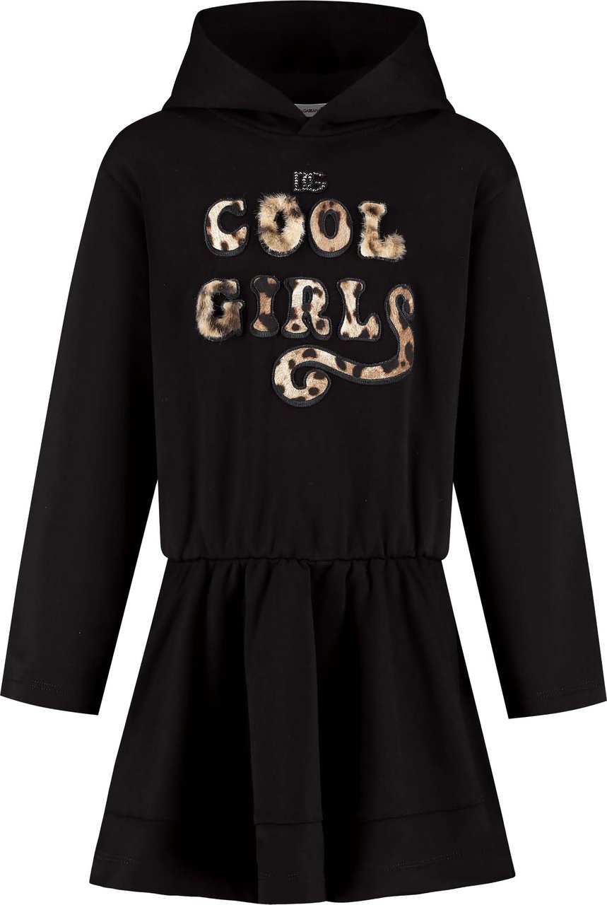 Dolce & Gabbana Long Sleeves Dress Zwart