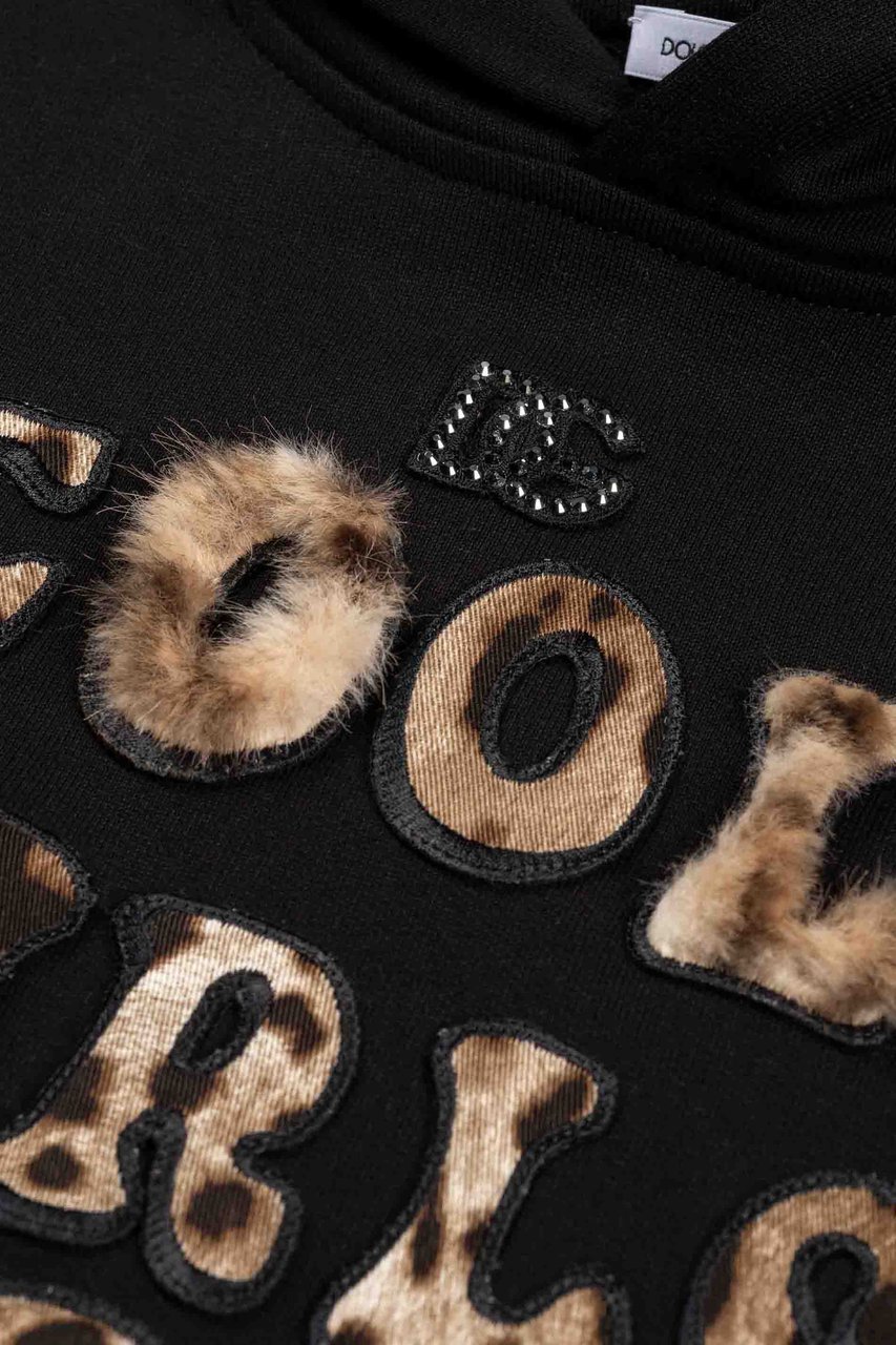 Dolce & Gabbana Long Sleeves Dress Zwart