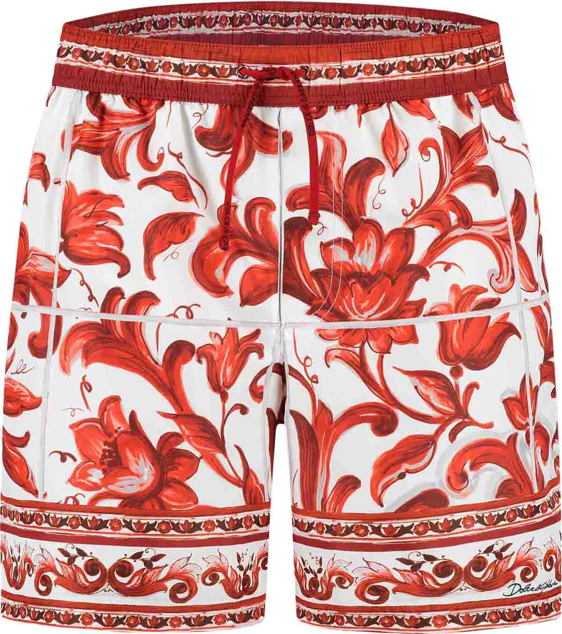 Dolce & Gabbana Mid Length Boxer Rood