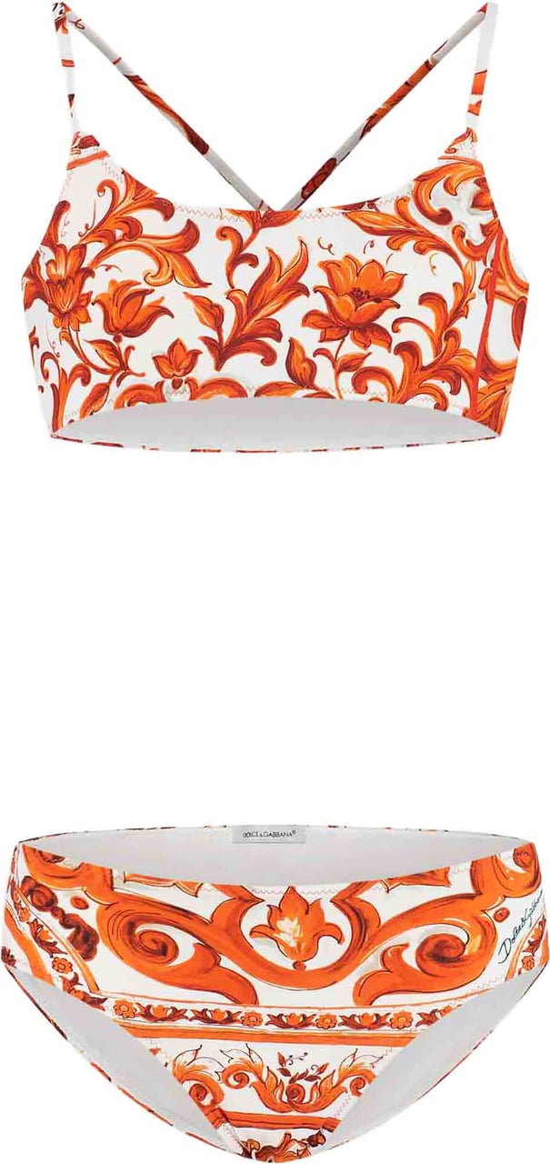 Dolce & Gabbana Top Bikini Oranje