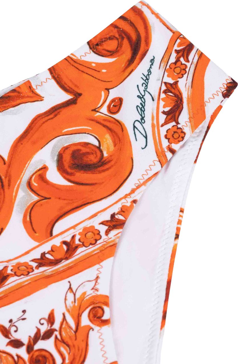Dolce & Gabbana Top Bikini Oranje