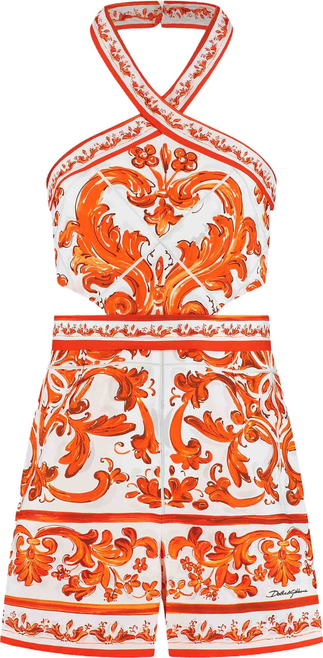 Dolce & Gabbana Sleeveless Dress Oranje