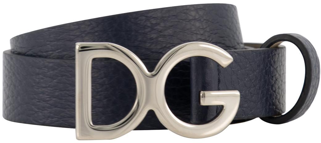 Dolce & Gabbana Logo Belt Blauw