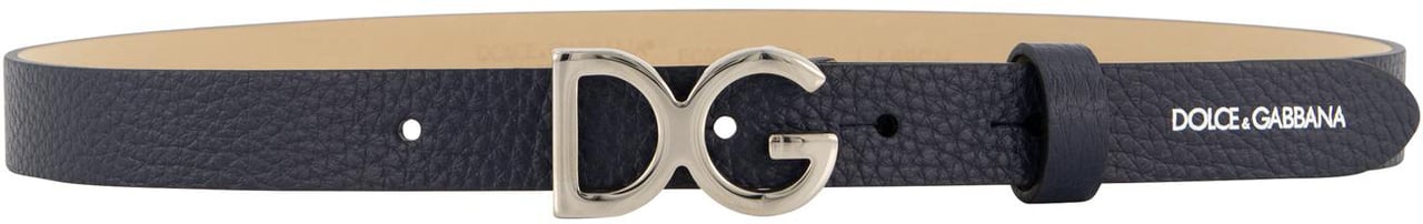 Dolce & Gabbana Logo Belt Blauw