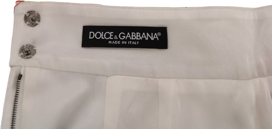 Dolce & Gabbana Floral Patterned Pencil Straight Skirt Divers