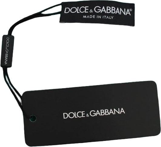 Dolce & Gabbana Green Black Silk Cashmere Sweater Beige