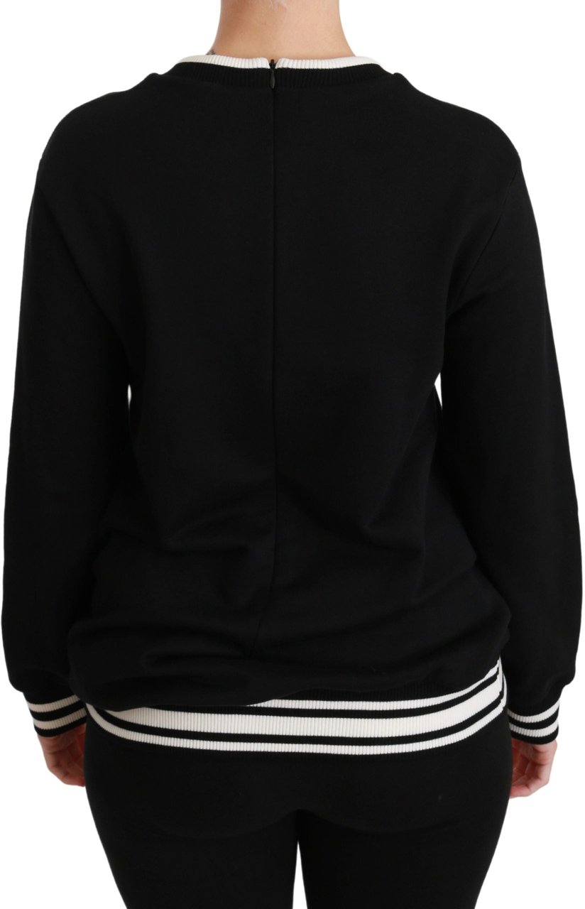 Dolce & Gabbana Black Rinascimento #DGmillennials Sweater Zwart