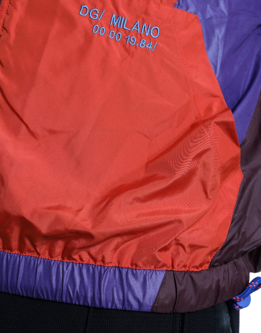 Dolce & Gabbana Multicolor Color Windbreaker Jacket Divers