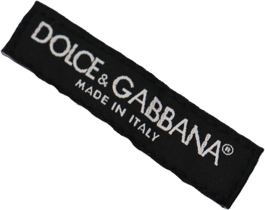 Dolce & Gabbana Blue Linen Chino Formal Pants Blauw