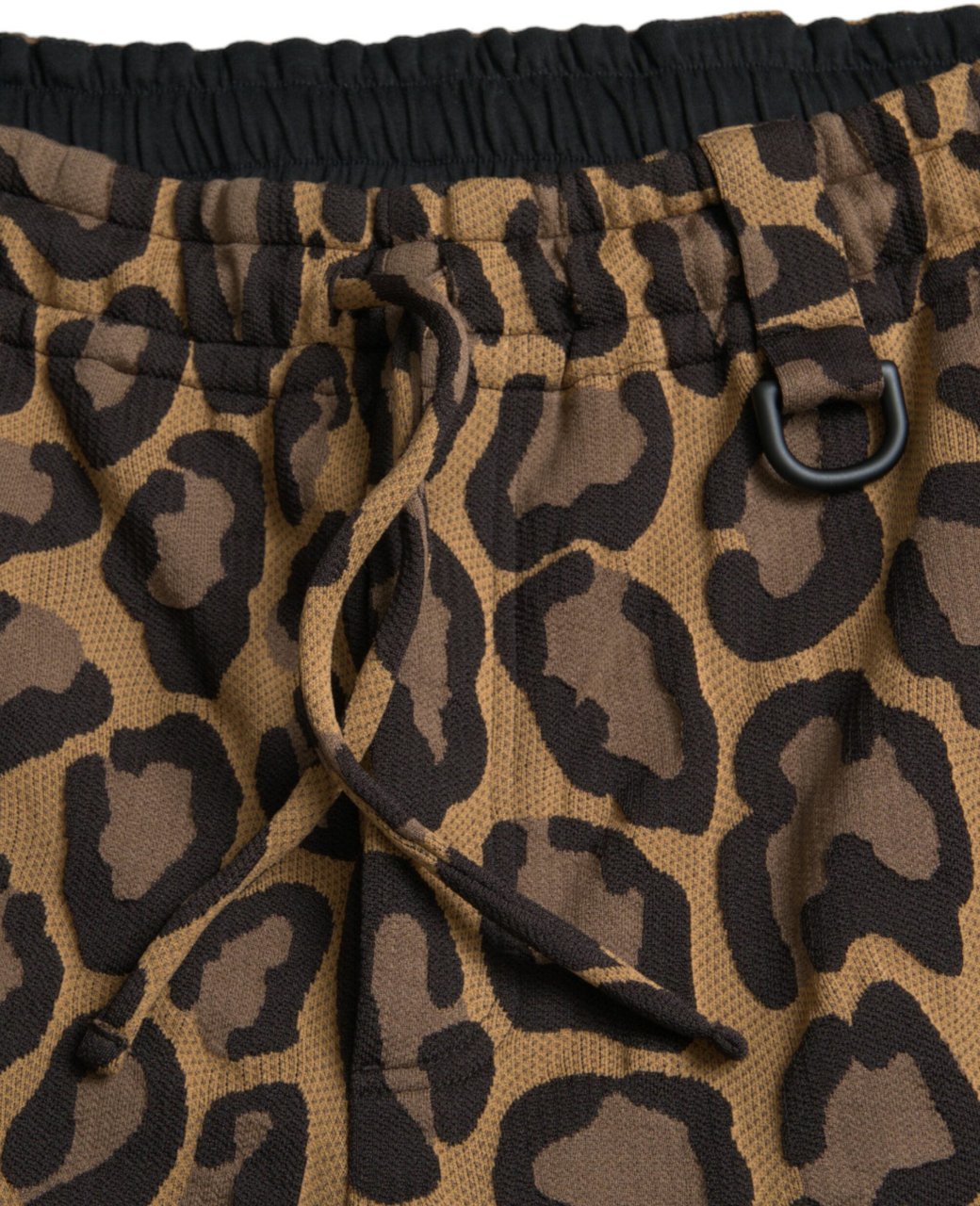 Dolce & Gabbana Brown Leopard Print Polyester Jogger Pants Bruin