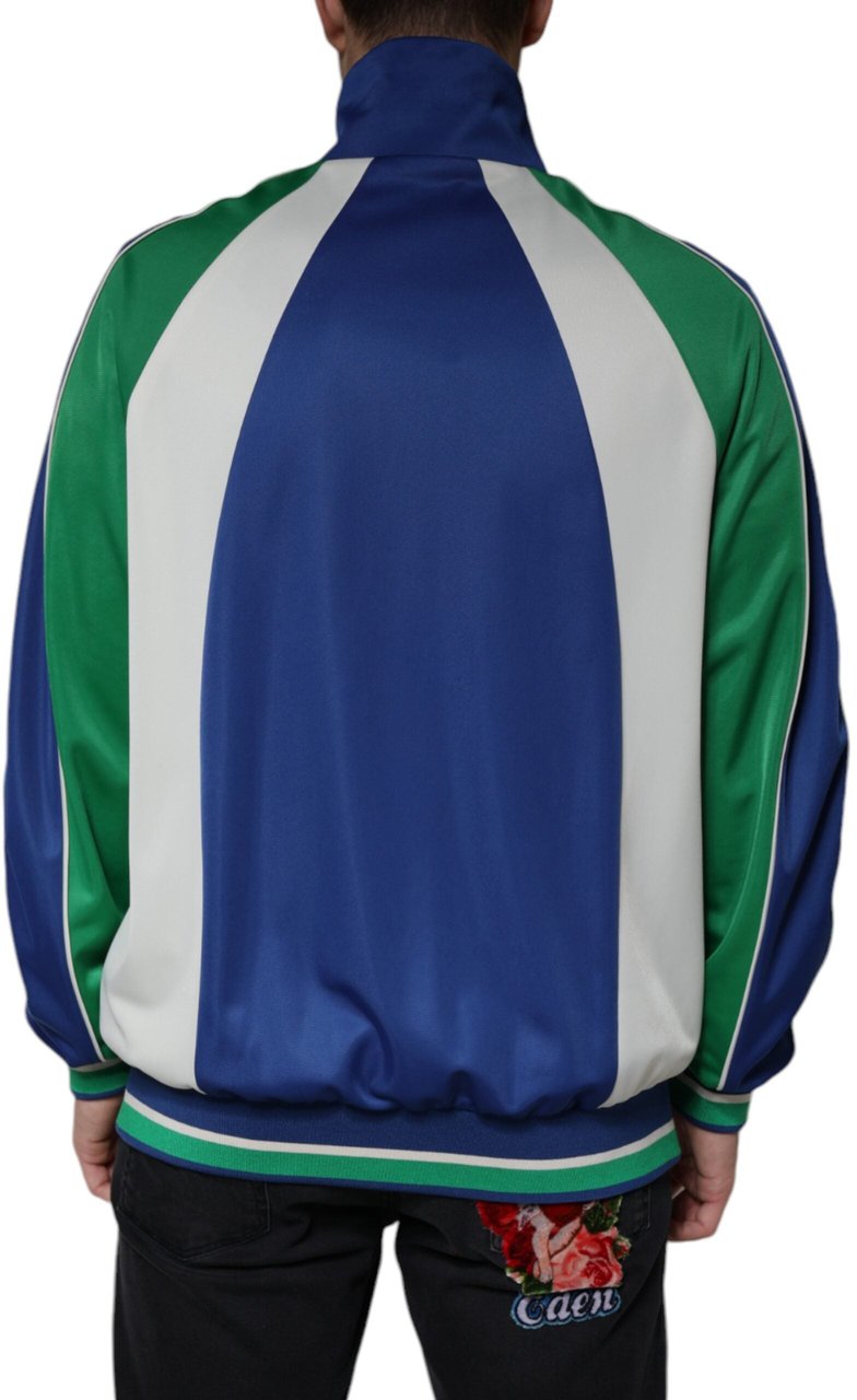 Dolce & Gabbana Multicolor Polyester Full Zip Bomber Jacket Divers