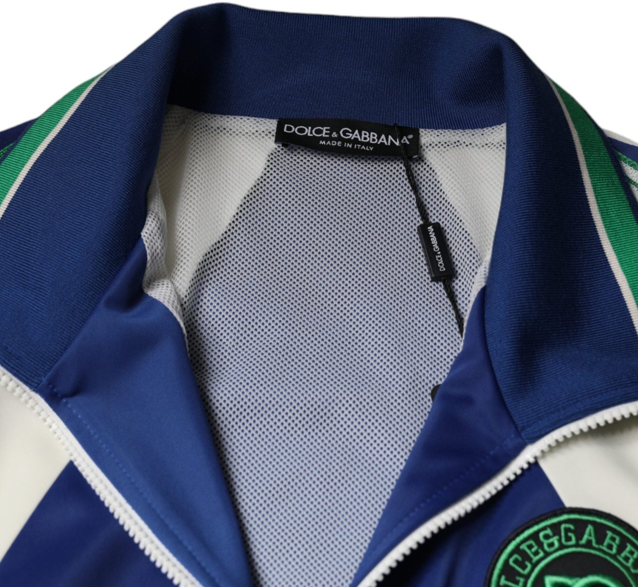 Dolce & Gabbana Multicolor Polyester Full Zip Bomber Jacket Divers