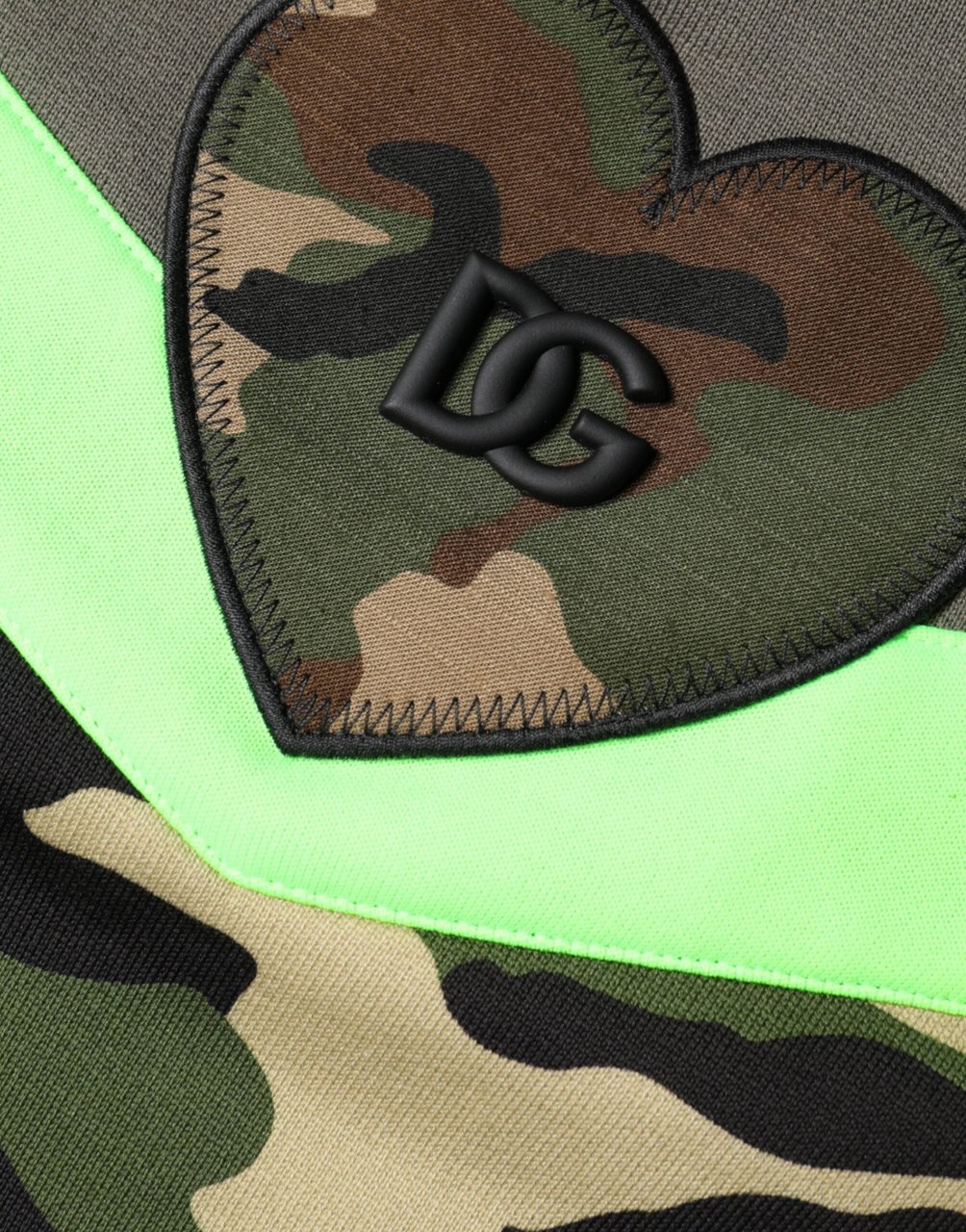 Dolce & Gabbana Multicolor Camouflage Sweatshirt Sweater Divers