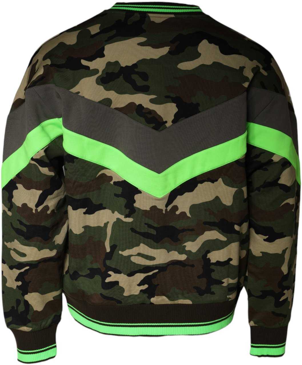 Dolce & Gabbana Multicolor Camouflage Sweatshirt Sweater Divers