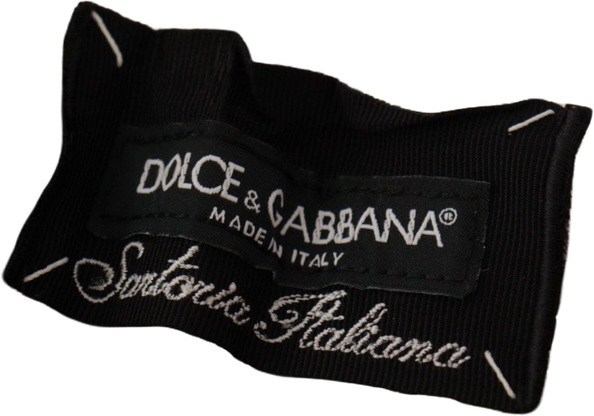 Dolce & Gabbana Brown Leopard Gold Jacquard High Waist Pants Bruin