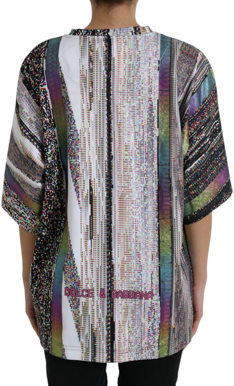 Dolce & Gabbana Multicolor With Love Always Print T-shirt Divers