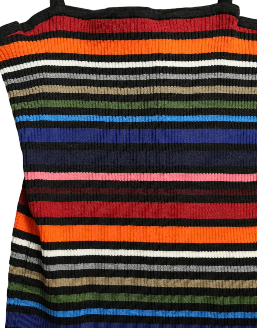 Dolce & Gabbana Multicolor Stripes Spaghetti Strap Tank Top Divers