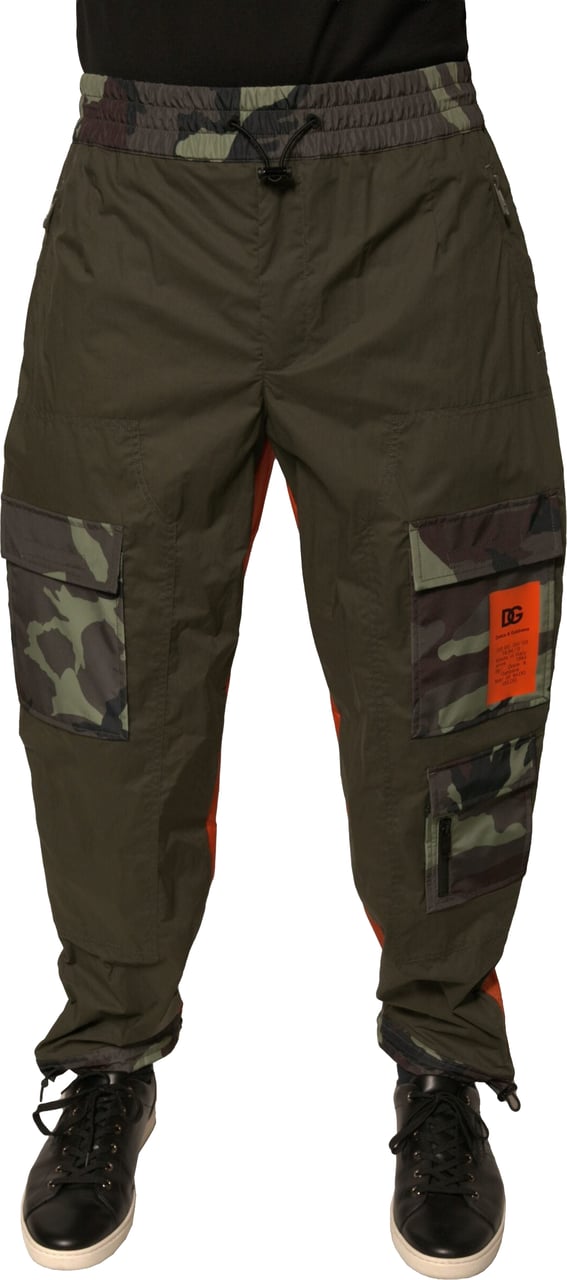 Dolce & Gabbana Multicolor Camouflage Jogger Cargo Pants Divers
