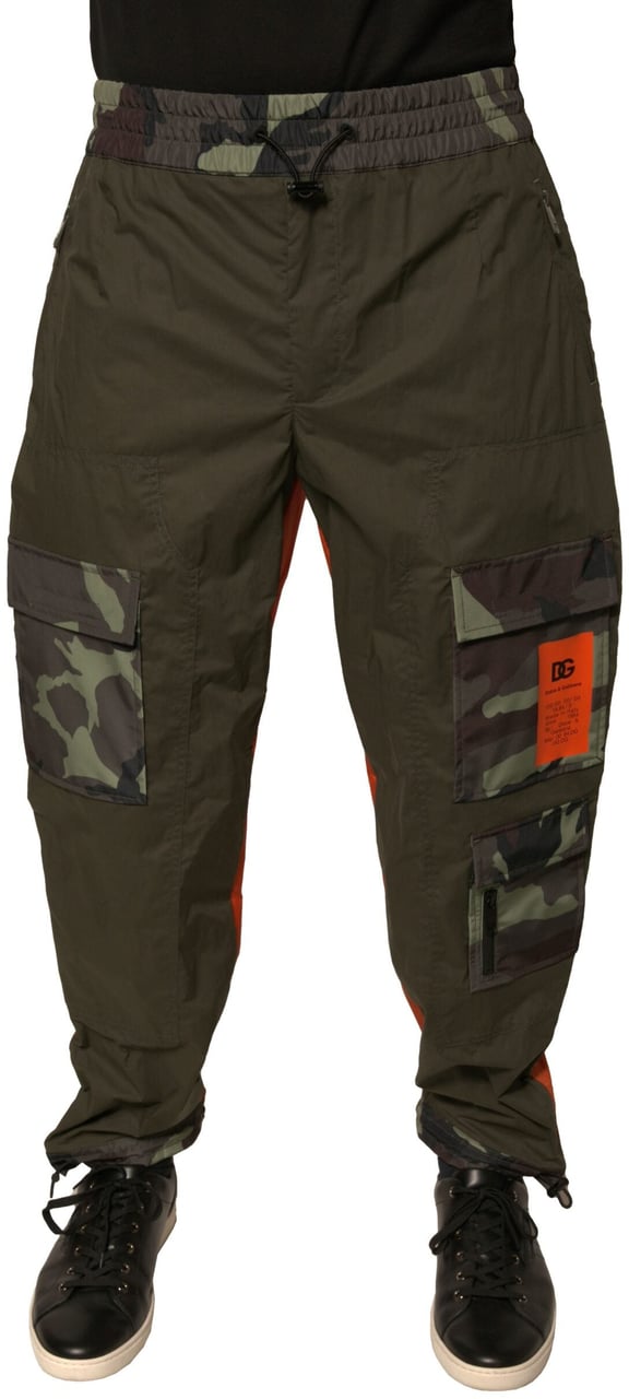 Dolce & Gabbana Multicolor Camouflage Jogger Cargo Pants Divers