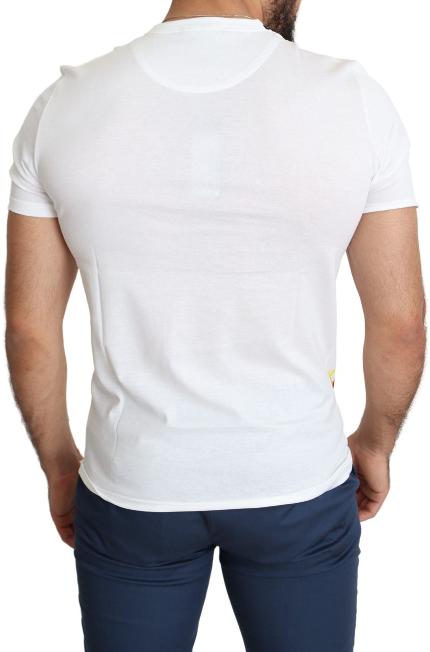Dolce & Gabbana White Saint Valentine Print Cotton Men T-shirt Wit