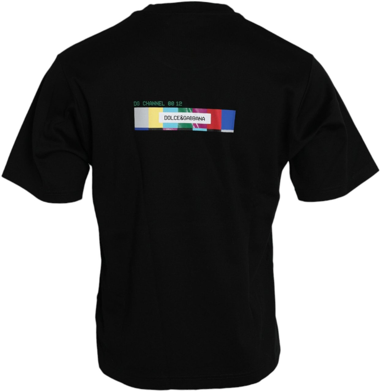 Dolce & Gabbana Black With Love Always Crew Neck Top T-shirt Zwart