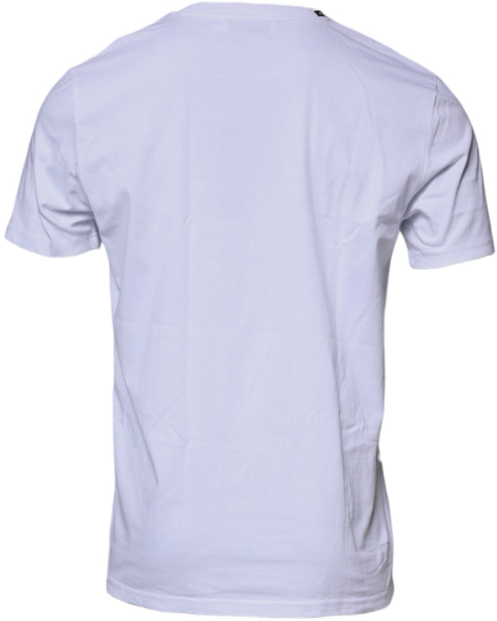 Dolce & Gabbana White Red Leopard Cotton Crew Neck T-shirt Divers