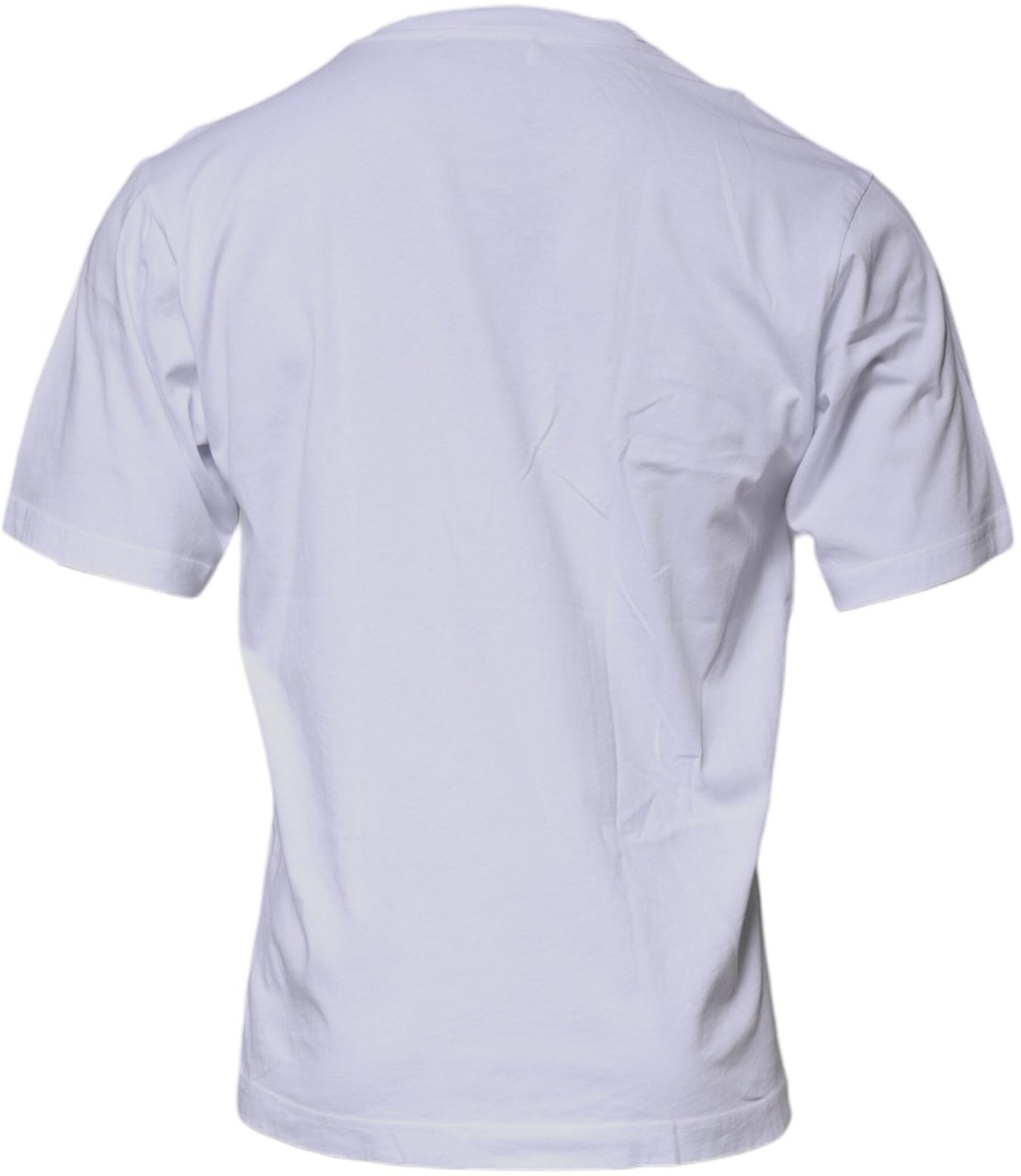 Dolce & Gabbana White DG Logo Cotton Crew Neck T-shirt Wit