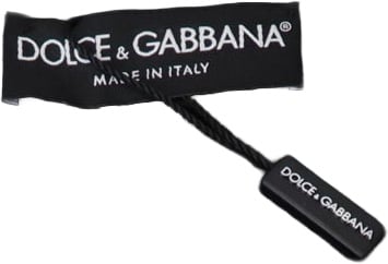 Dolce & Gabbana Black Wool V-neck Knitted Pullover Sweater Zwart