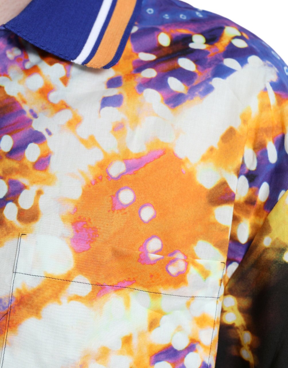 Dolce & Gabbana Multicolor Luminarie Print Cotton Casual Shirt Divers