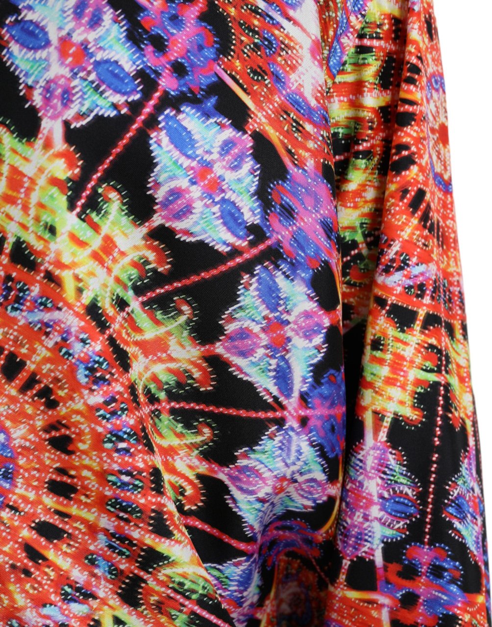 Dolce & Gabbana Multicolor Luminarie Silk Men Casual Shirt Divers