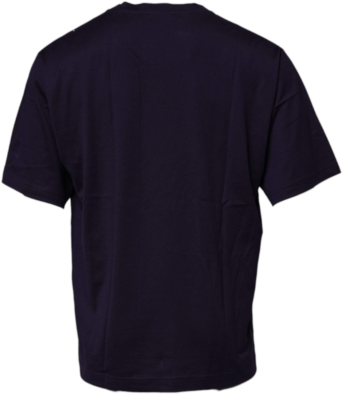 Dolce & Gabbana Navy Blue DG Logo Cotton Crew Neck T-shirt Divers