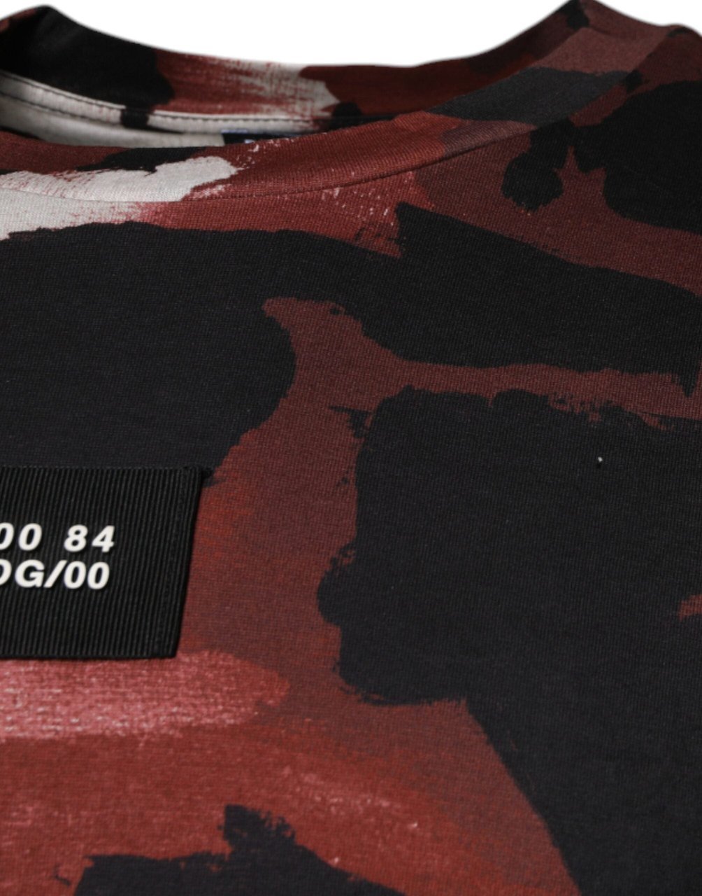 Dolce & Gabbana Multicolor Camouflage Crew Neck T-shirt Divers
