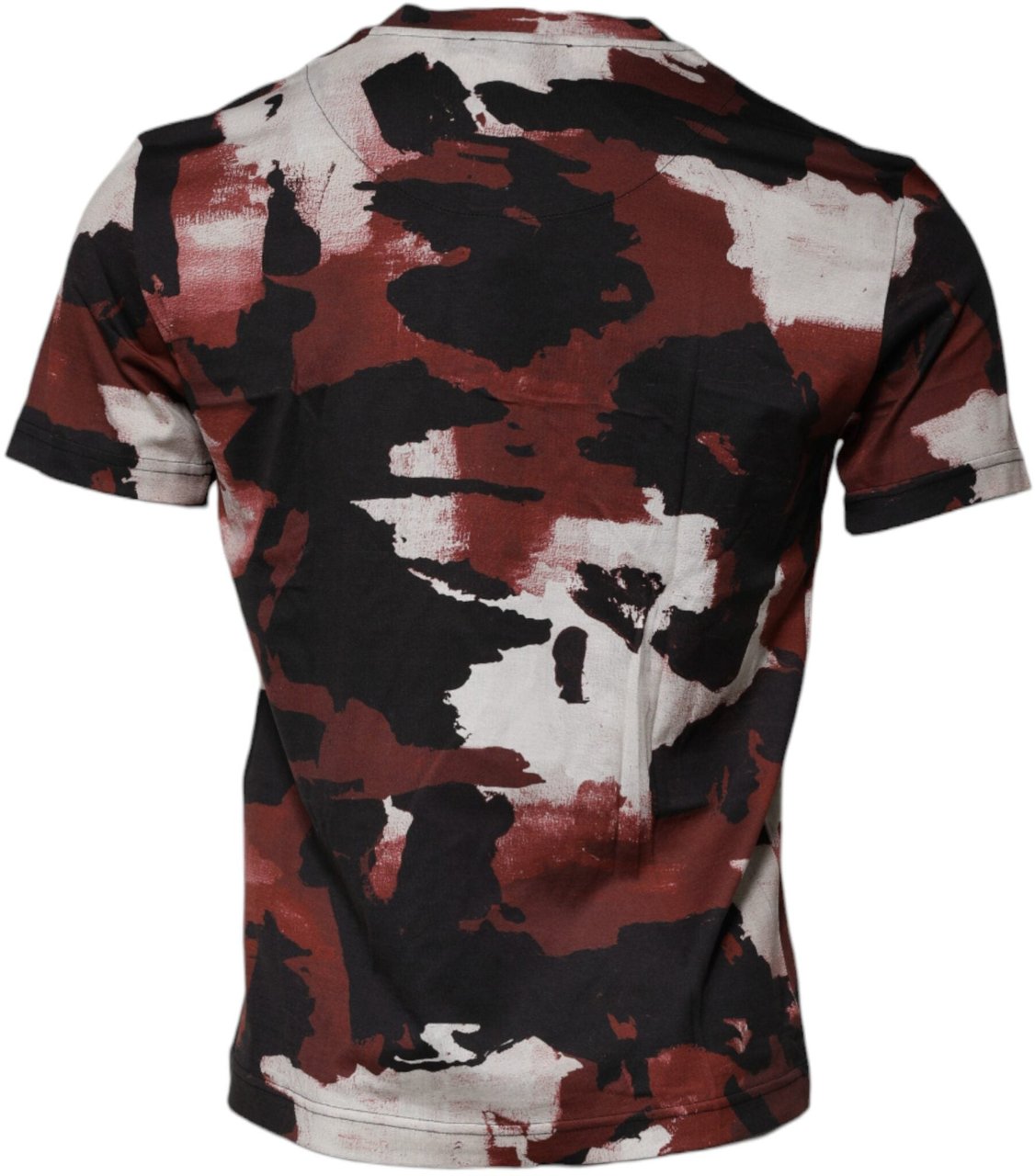 Dolce & Gabbana Multicolor Camouflage Crew Neck T-shirt Divers