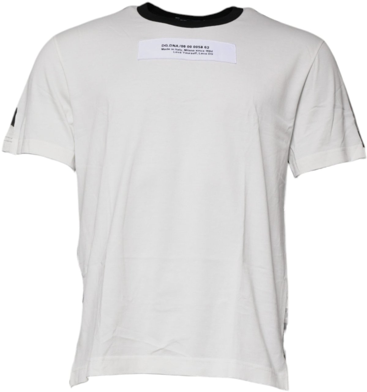 Dolce & Gabbana Multicolor Camouflage Crew Neck T-shirt Paars