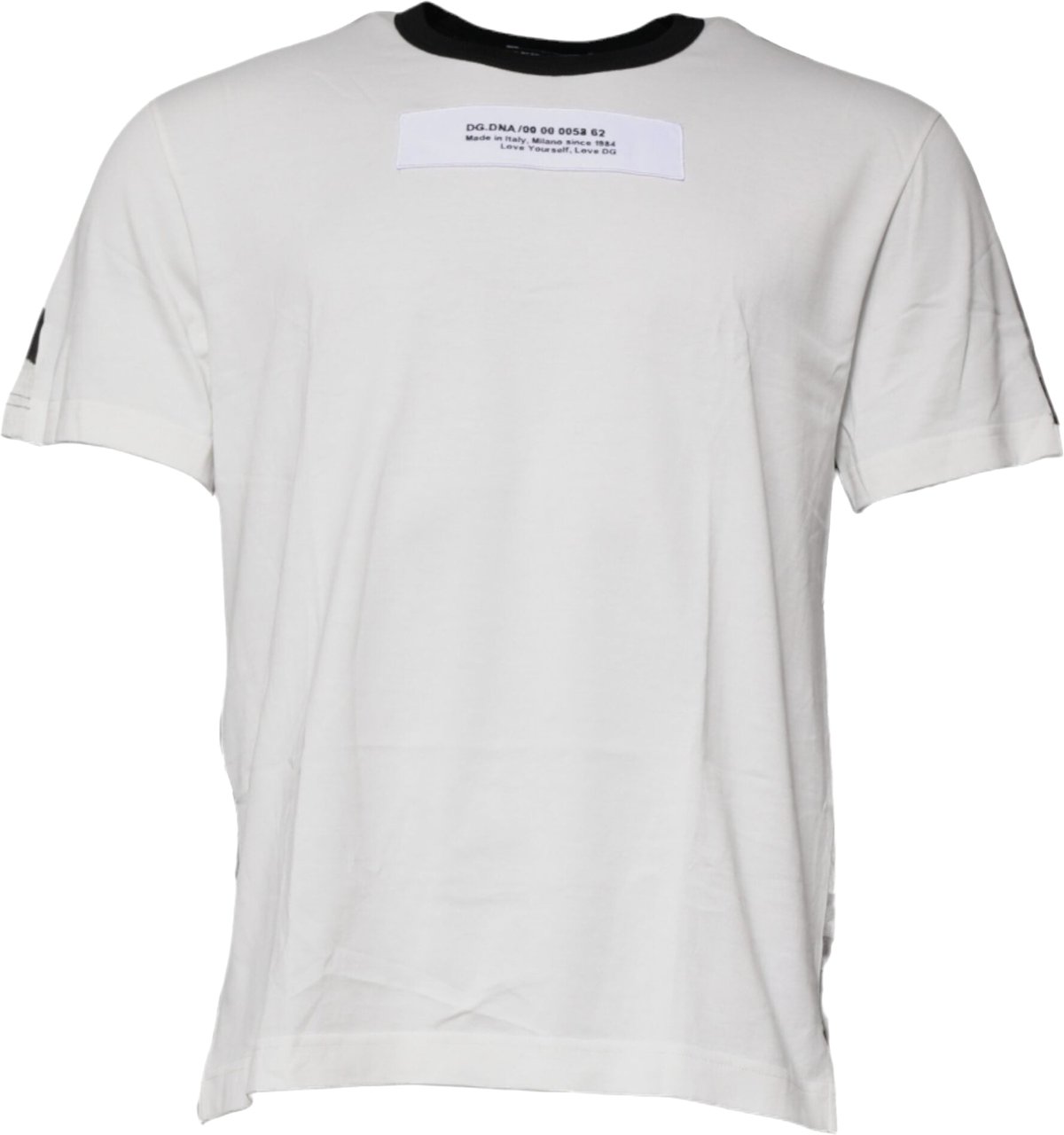 Dolce & Gabbana Multicolor Camouflage Crew Neck T-shirt Paars