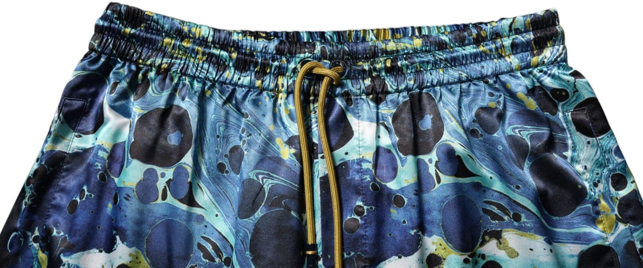 Dolce & Gabbana Multicolor Marble Print Jogger Men Sweatpants Pants Divers